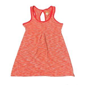4/$25 Lucy Tech Tank Top Orange Space Dye Sleeveless Racerback Athletic Women‎ S
